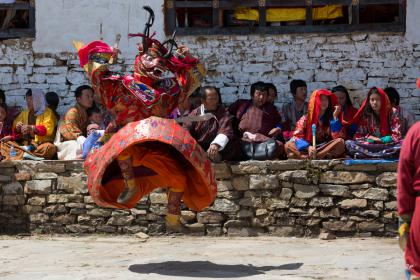 Le festival de Paro se poursuit ici pour une journée supplémentaire.