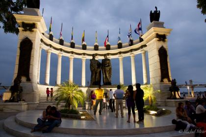 Guayaquil, Statue de Simon Bolivar.