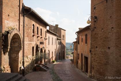 Certaldo, le village rose.